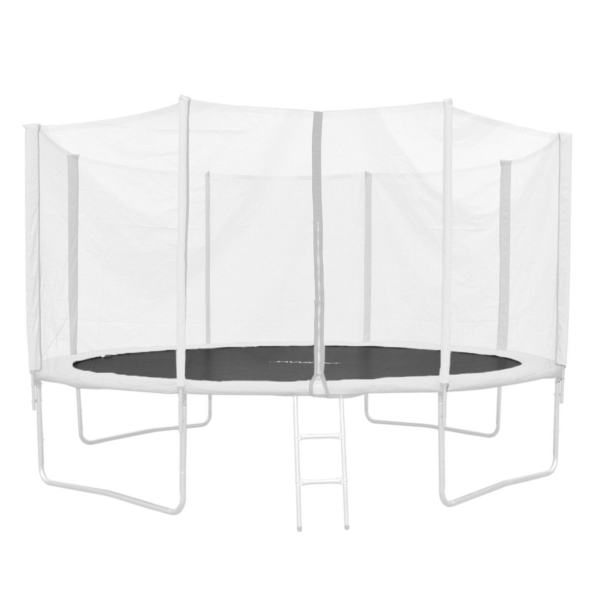SPRUNGTUCH Trampolin 366 cm - Schwarz, Kunststoff (366/366cm) - JAWINIO