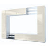 WOHNWAND Mirage Front in Creme Hochglanz - Creme, Holzwerkstoff (262/182.5/39cm) - Vladon