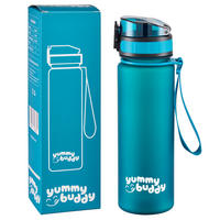 TRINKFLASCHE Petrol Auslaufsicher 500 ml BPA-Frei - Petrol, Kunststoff (0.5L) - Ecosa