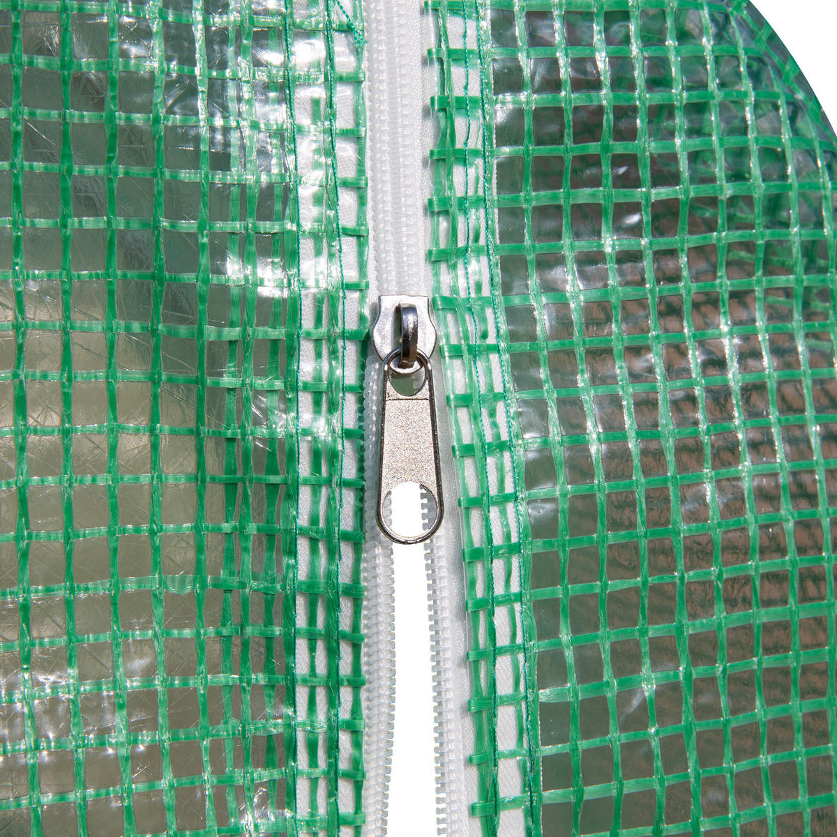 GEWÄCHSHAUS DE-12022 mit 6 Fenstern & Tür Grün - Grün, Metall (300/200/300cm) - ComfortXL
