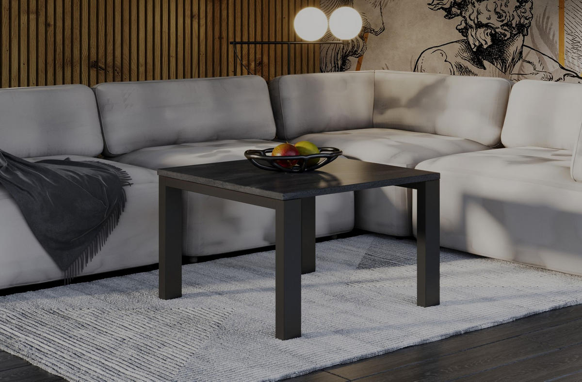 COUCHTISCH Garold - Graphitfarben, Holzwerkstoff (80/80/55cm) - Endo-Moebel