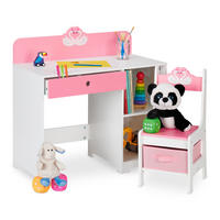 KINDERSCHREIBTISCH - Multicolor, Holzwerkstoff (80/79.5/40cm) - Relaxdays