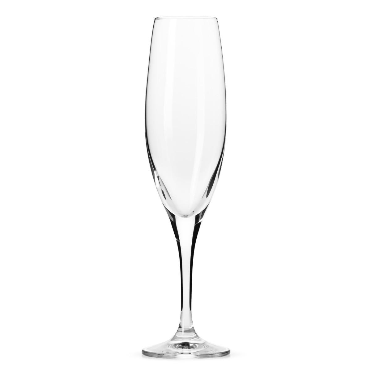 SEKTGLÄSER VENEZIA, 6ER-SET, 210 ML - Transparent, Glas (0.21L) - Krosno Glass