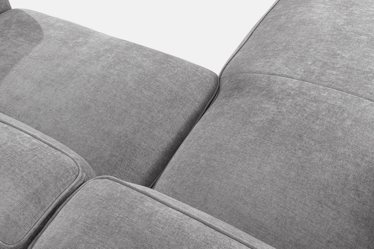ECKSOFA LINKS FUBBO, Hellgrau - Hellgrau, Holz/Holzwerkstoff (225/176cm) - KONSIMO®