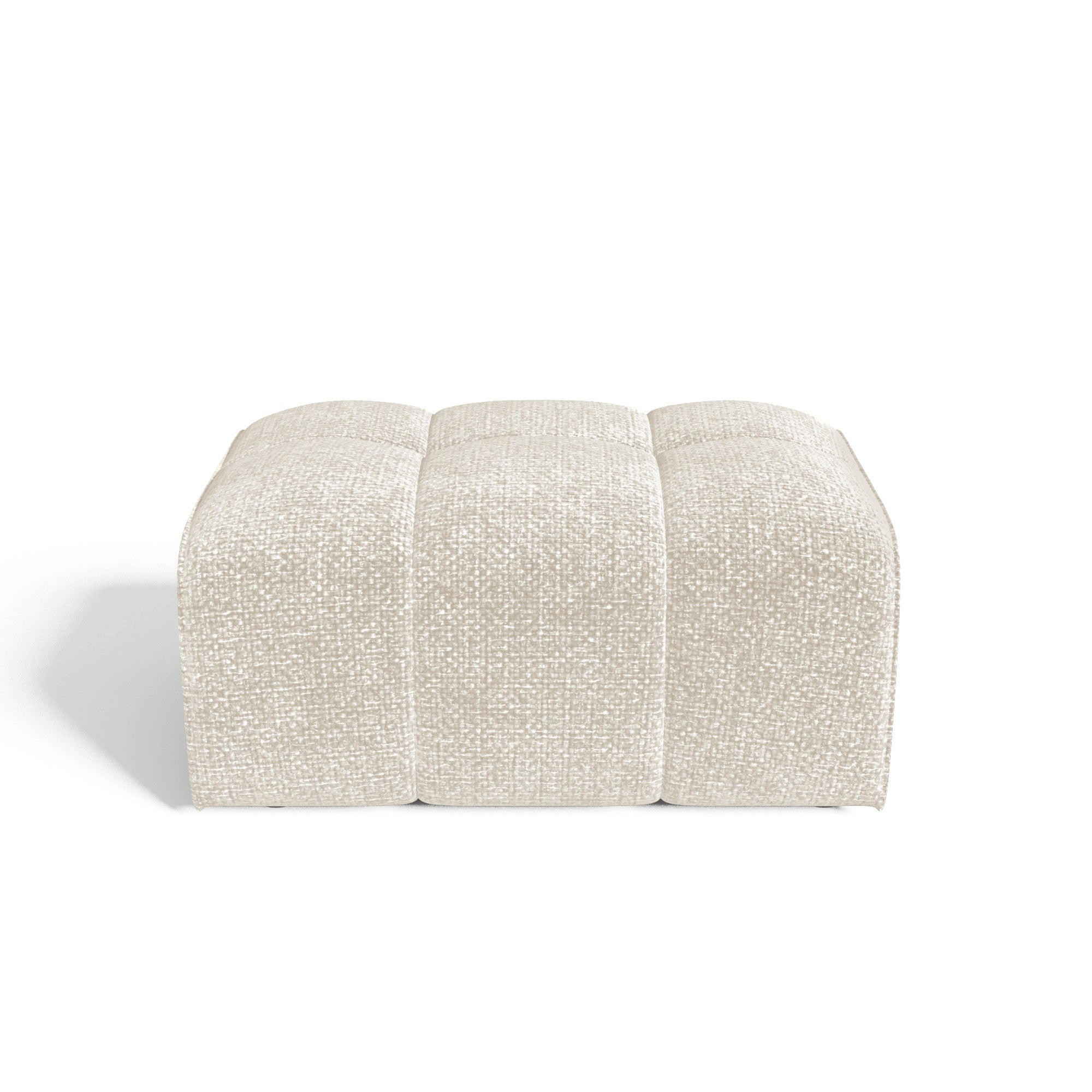 SITZKISSEN Chenille-Samt Creme 82cm - Creme, Textil (82/45/60cm) - Sia Home