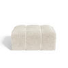 SITZKISSEN Chenille-Samt Creme 82cm - Creme, Textil (82/45/60cm) - Sia Home