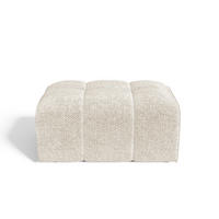 SITZKISSEN Chenille-Samt Creme 82cm - Creme, Textil (82/45/60cm) - Sia Home
