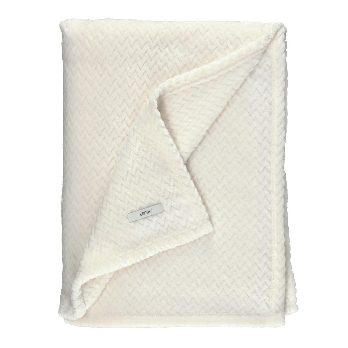 WOHNDECKE MIT DEKOKISSENHÜLLE COMFY-2 - Weiß, Textil (140/190cm) - Esprit