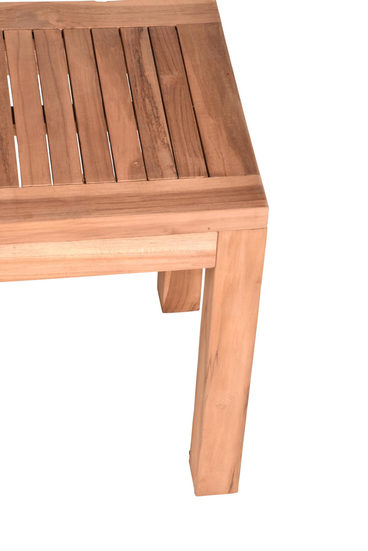 GARTENBANK Nadja 3-Sitzer Terrassenbank - Teakfarben, Holz (35/45/150cm) - DELUKE