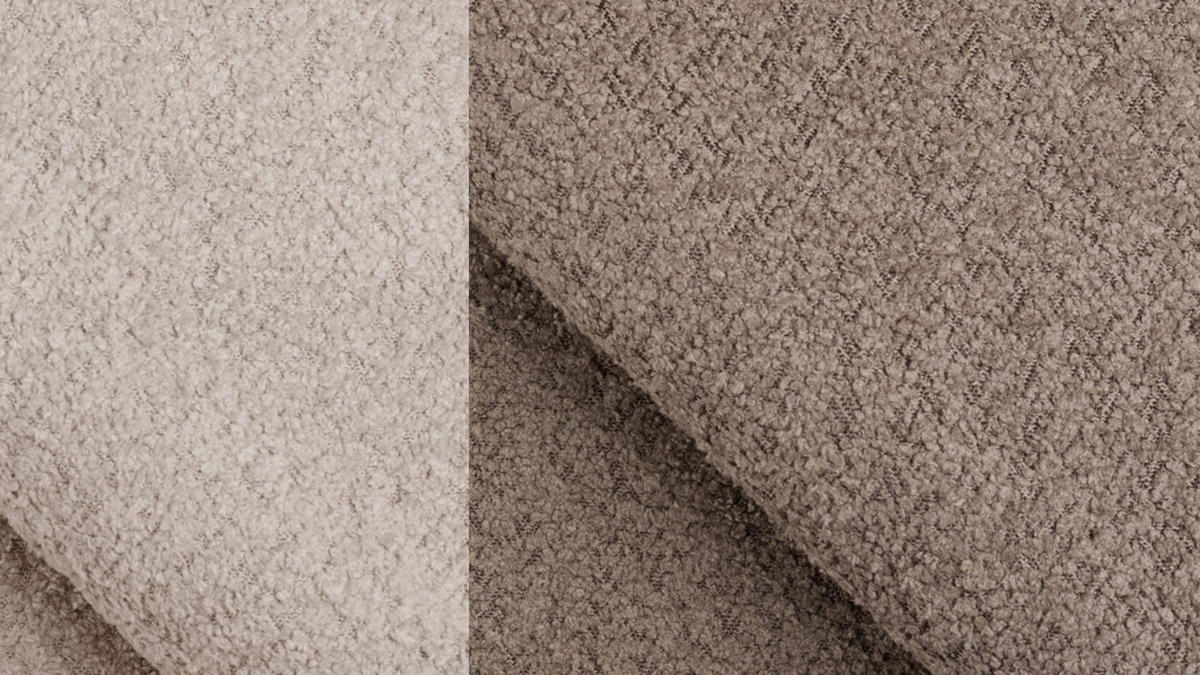 ECKSOFA CALME 5-Sitzer, creme - Creme, Holz/Textil (294/229cm) - Courtois Laville