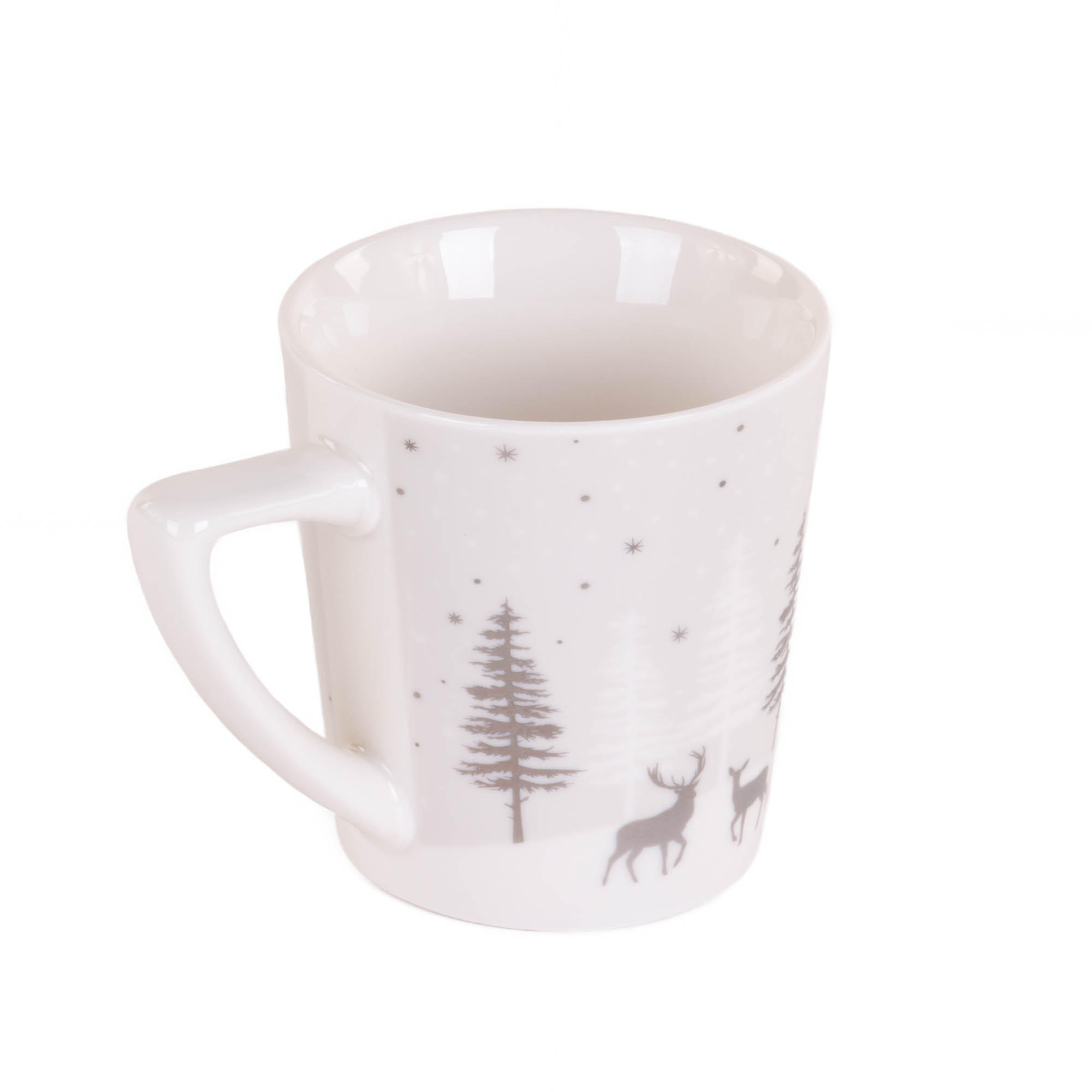 BECHER Vancouver 300 ml - Grau, Keramik (300L) - Boltze Home