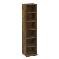 CD-REGAL Räuchereiche 21/20/88 Cm Holzwerkstoff - Braun, Holzwerkstoff (20/88/21cm) - vidaXL