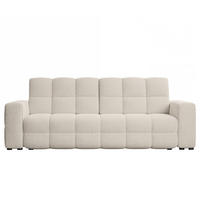 SCHLAFSOFA MOLLY mit Bettkasten, Stoff Creme - Creme, Textil (248/92/93cm) - Idohome