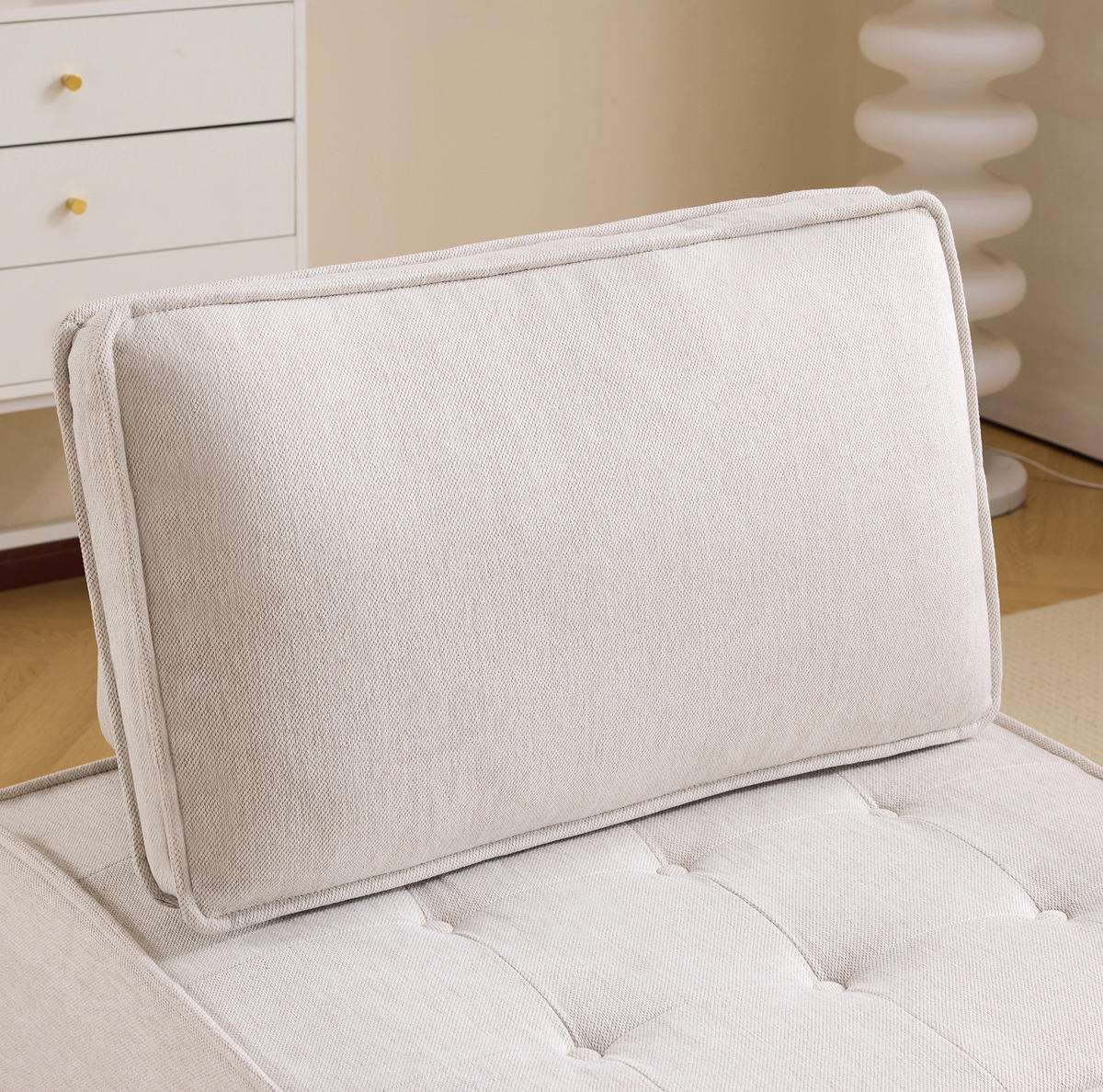 SESSEL 81/81/81 cm Beige aus Sperrholz mit modularem Design - Beige, Holzwerkstoff (81/81/81cm) - OKMYHOME