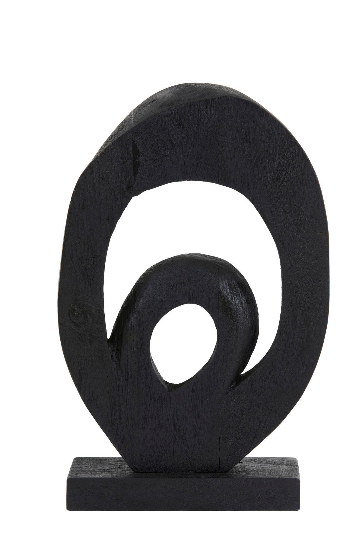 ORNAMENT Randa Schwarz 30/9/46 cm - Schwarz, Holz (9/46/30cm) - Light & Living