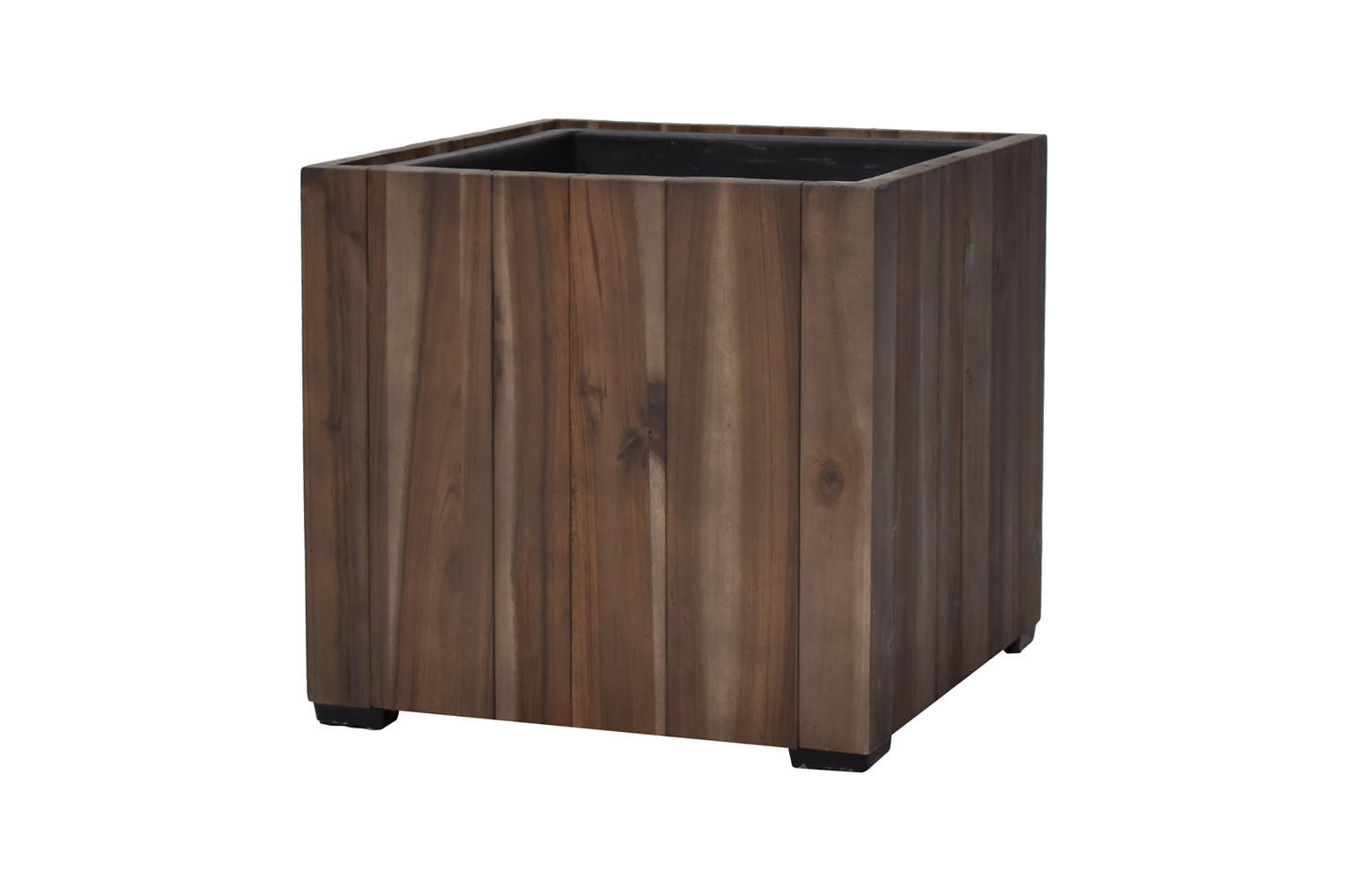 PFLANZKASTEN 33x31 cm, Braun, Akazienholz - Braun, Holz (33/31/33cm) - dasmöbelwerk