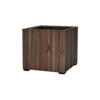 PFLANZKASTEN 33x31 cm, Braun, Akazienholz - Braun, Holz (33/31/33cm) - dasmöbelwerk