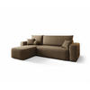 ECKSOFA Agepo In Curio - Braun, Holzwerkstoff/Textil (250/150cm) - Fun Möbel
