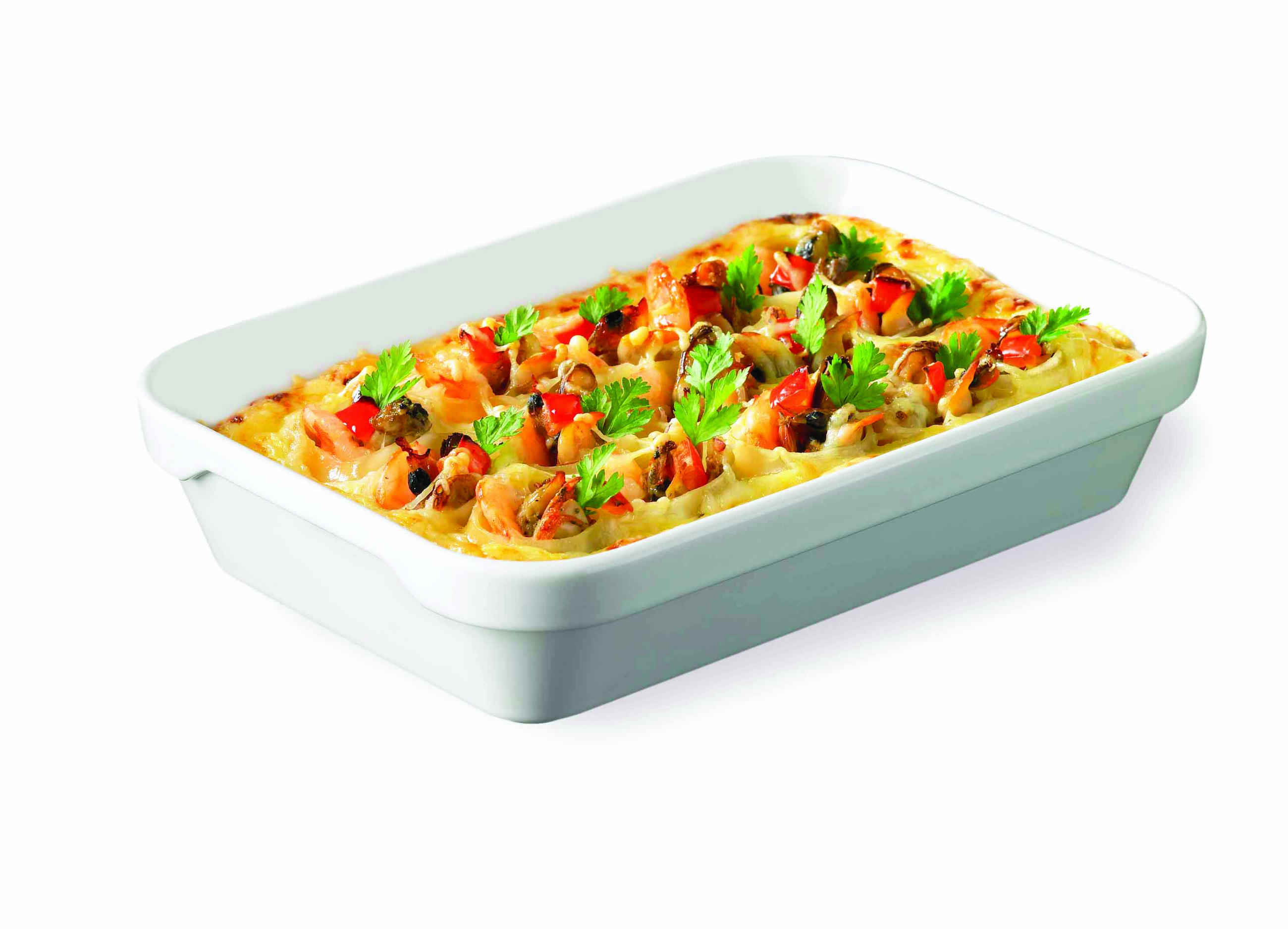 AUFLAUFFORM 19 x 13 x 3,5 cm weiss REVOL - Weiß, Keramik (19/13/3.5cm) - Revol Porcelaine France