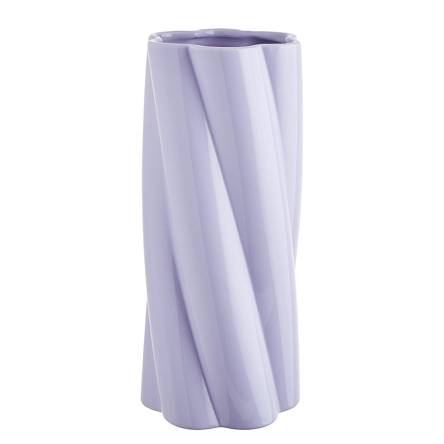 VASE Twist - Flieder, Keramik (30cm) - Butlers