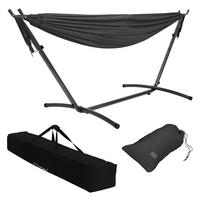 HÄNGEMATTE grau - Dunkelgrau, Metall (99/98/255cm) - ML-DESIGN