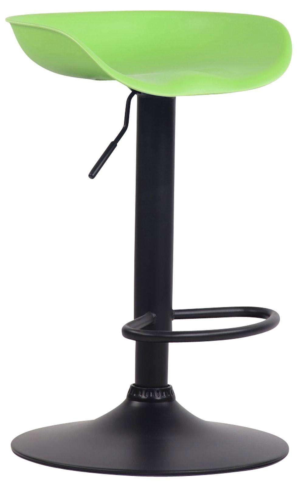 BARHOCKER Kunststoff grün - Schwarz/Grün, Kunststoff/Metall (52/67/43cm) - CLP