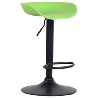 BARHOCKER Kunststoff grün - Schwarz/Grün, Kunststoff/Metall (52/67/43cm) - CLP