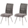 ESSZIMMERSTUHL Grau 2er-Set - Grau, Textil (68/97/64cm) - MCW