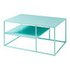 COUCHTISCH Solund 45/90/60 cm - Hellblau, Metall (60/90/45cm) - [en.casa]