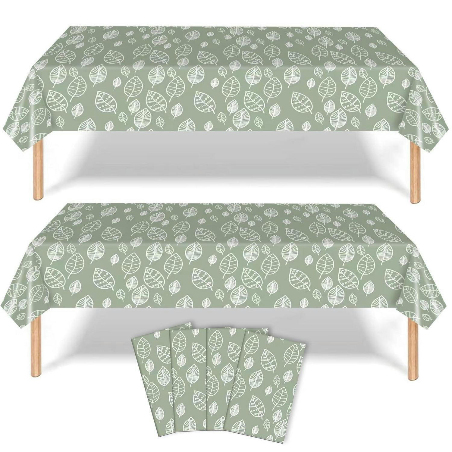 XXXLutz Tischdecke Olivgrün 137x1.5x274 cm