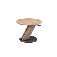 BEISTELLTISCH Celestyna 55x55x44 höhenverstellbar Wildeiche Bianco - Braun, Holz (55/55/44cm) - 58aufmkessel