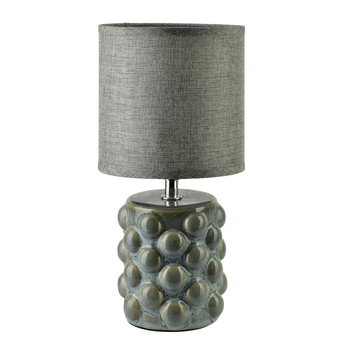 TISCHLAMPE Dunkelgrau 10/14/28.5 cm Keramik - Dunkelgrau, Keramik (10/14/28.5cm) - Mondex