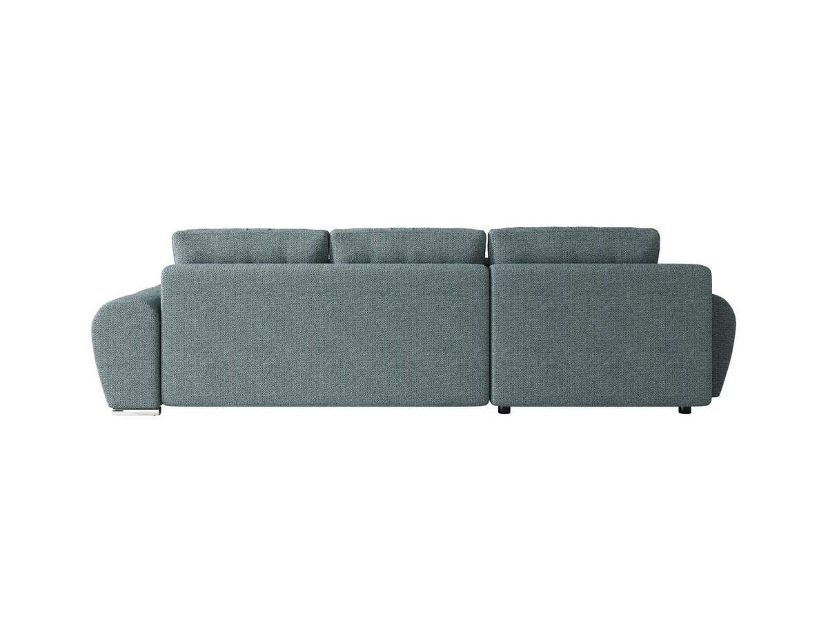 ECKSOFA BEGA L Links ARAGON 75 mit Schlaffunktion - Blau, Textil (289/185cm) - Bedante