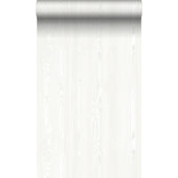 TAPETE Holzoptik 53 cm x 10.05 m - Weiß, Papier (53/1000cm) - Origin Wallcoverings