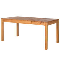 ESSTISCH - Massivholz - Buchefarben, Holz (80/120/75cm) - home24