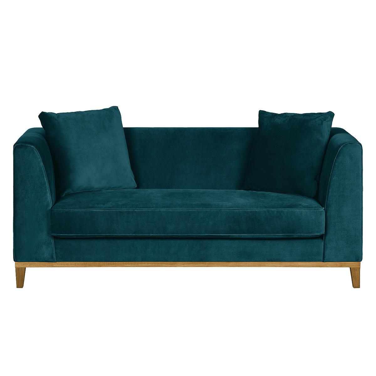 2-SITZER SOFA - Petrol, Textil (180/79/82cm) - home24