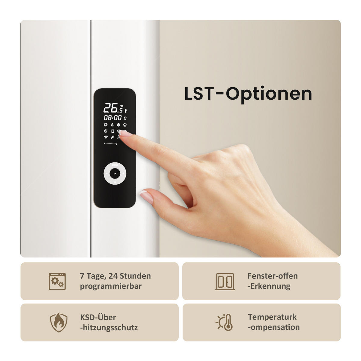 HEIZKÖRPER Weiß 160/36,2/6 cm - Weiß, Metall (36/160/6cm) - EMKE