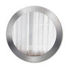 SPIEGEL Ø70 cm Rund mit Aufdruck - Silberfarben, Glas (70/70/0.4cm) - TULUP
