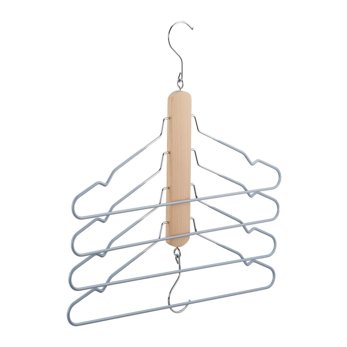 VIACÚČELOVÝ hák - viacfarebná, kov/drevo (2cm) - Relaxdays