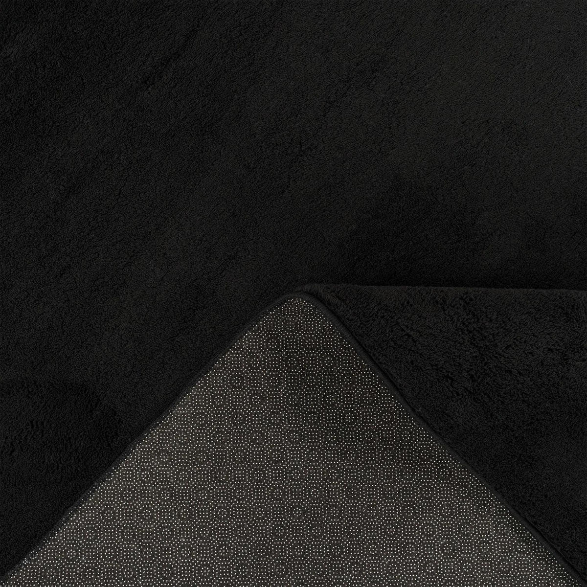 KURZFLOR-TEPPICH CADIZ 630 SCHWARZ 240X340 - Schwarz, Kunststoff (240/340cm) - Paco Home