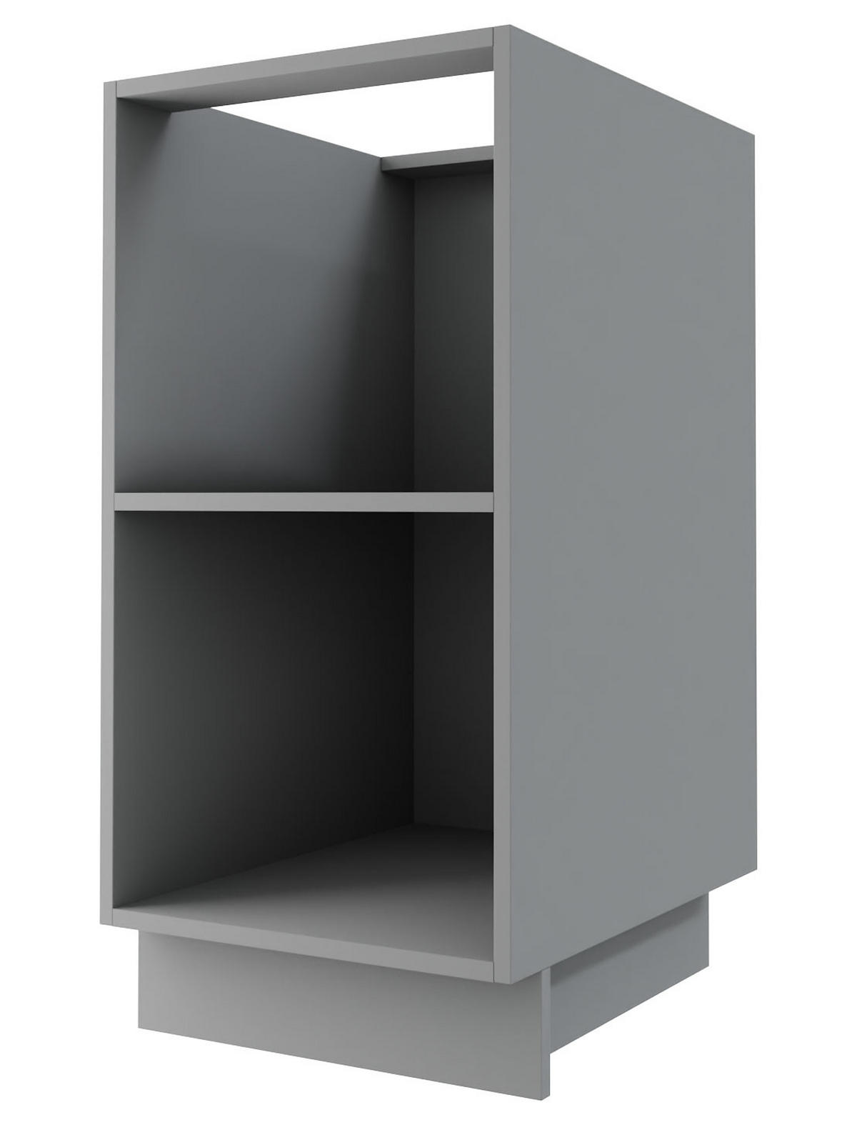 KÜCHENUNTERSCHRANK Kvantum D1D/30 Beige Matt / Grau Matt 30 / 50 / 82cm - Beige/Grau, Holz/Holzwerkstoff (30/82/50cm) - Feldmann-Wohnen