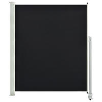AUSZIEHBARE Seitenmarkise 160x300 cm Schwarz - Schwarz, Textil (300/160/300cm) - furnicato