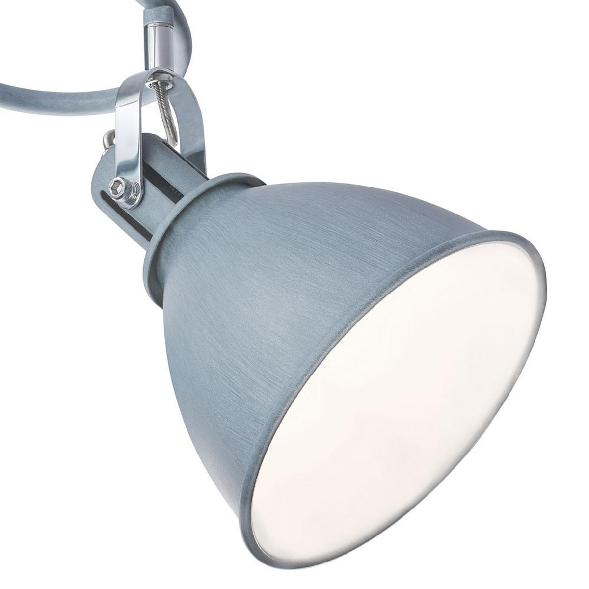 DECKENLEUCHTE JONAS Metall Grau - Grau, Metall (33/33/21cm)