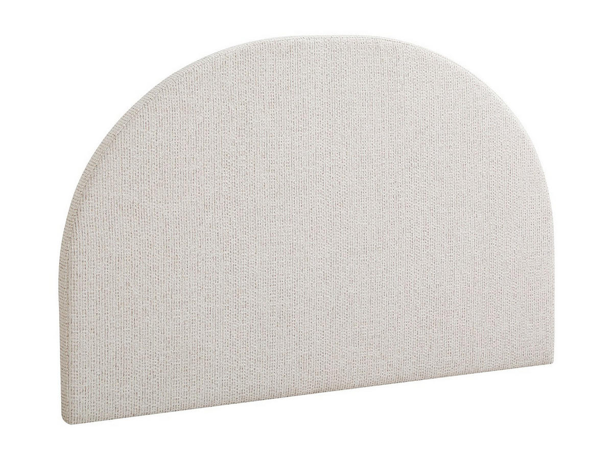 BETTKOPFTEIL - 2 Personen - stoff - beige Panioti - Beige, Textil (195/110/7cm) - Vente-Unique