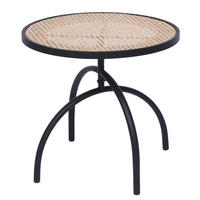 BEISTELLTISCH Rund Schwarz 45 x 45 x 41.5 cm - Schwarz, Holz (45/45/41.5cm) - Nordlys