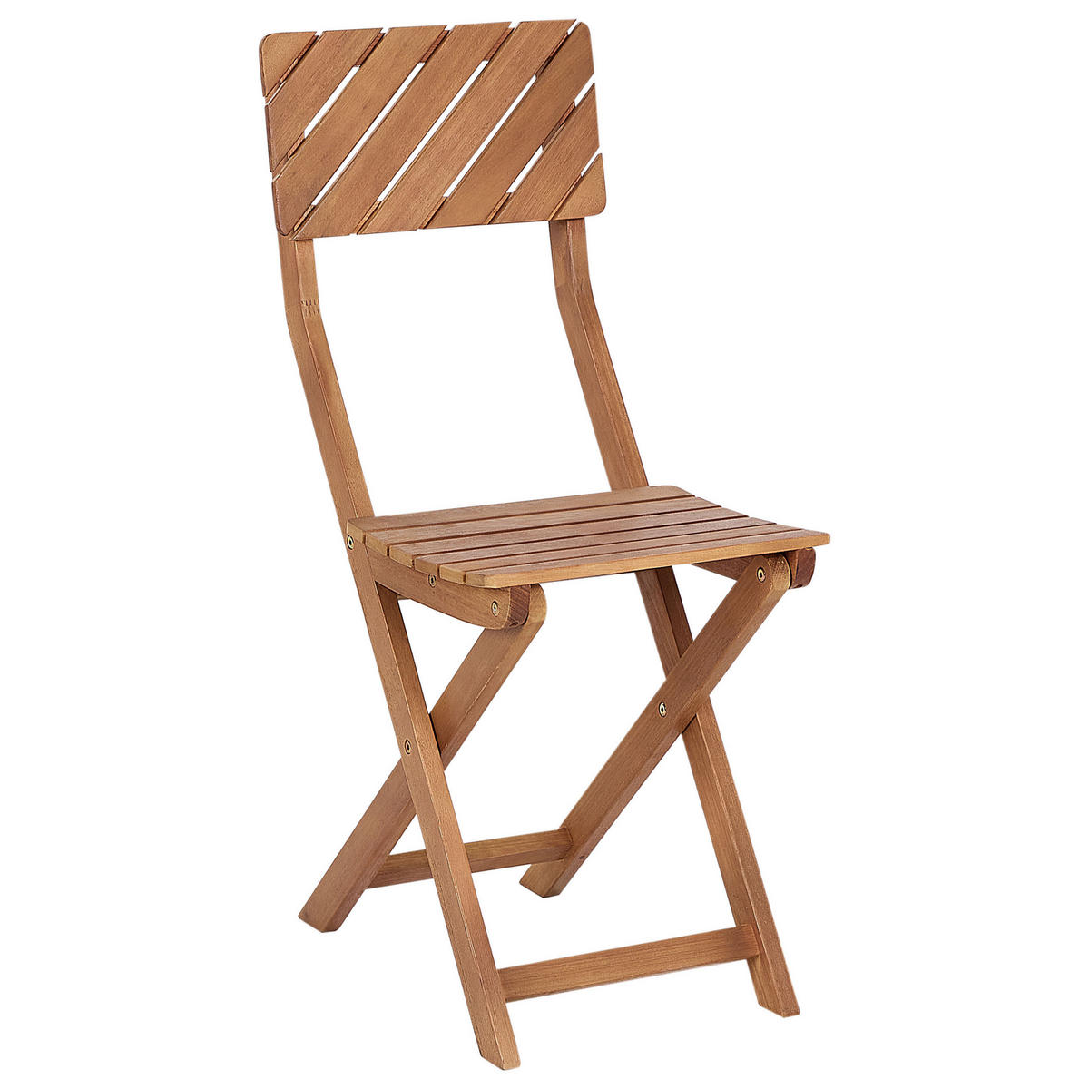 BALKONSET 2-Sitzer Holz dunkler Holzfarbton Ardore - Dunkelbraun, Holz - Beliani