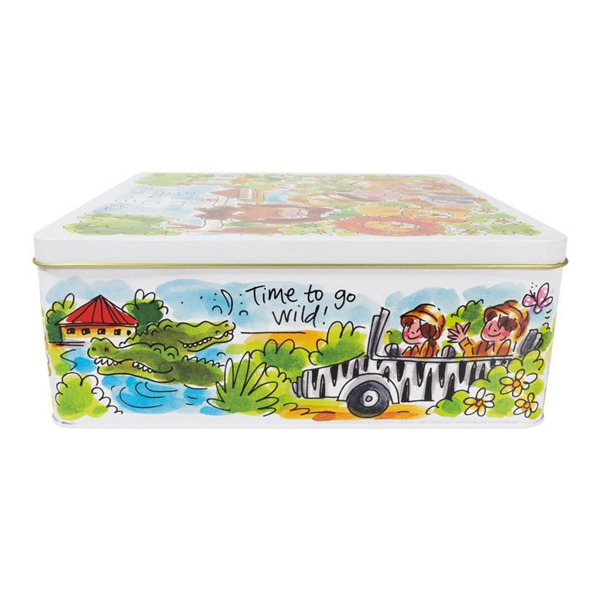 DOSE Beekse Bergen in Bunt - 21,7 x 7,5cm - Multicolor, Metall (21.7/7.5/21.7cm) - Blond Amsterdam