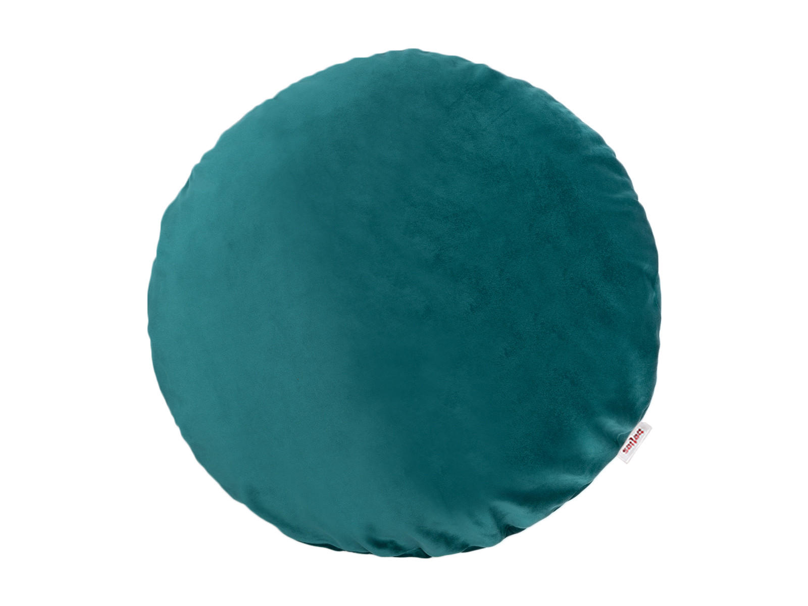 KISSENHÜLLE Rund Samt&Sonders petrol 40 cm Ø - Petrol, Textil (40/40cm) - beties Heimtextil