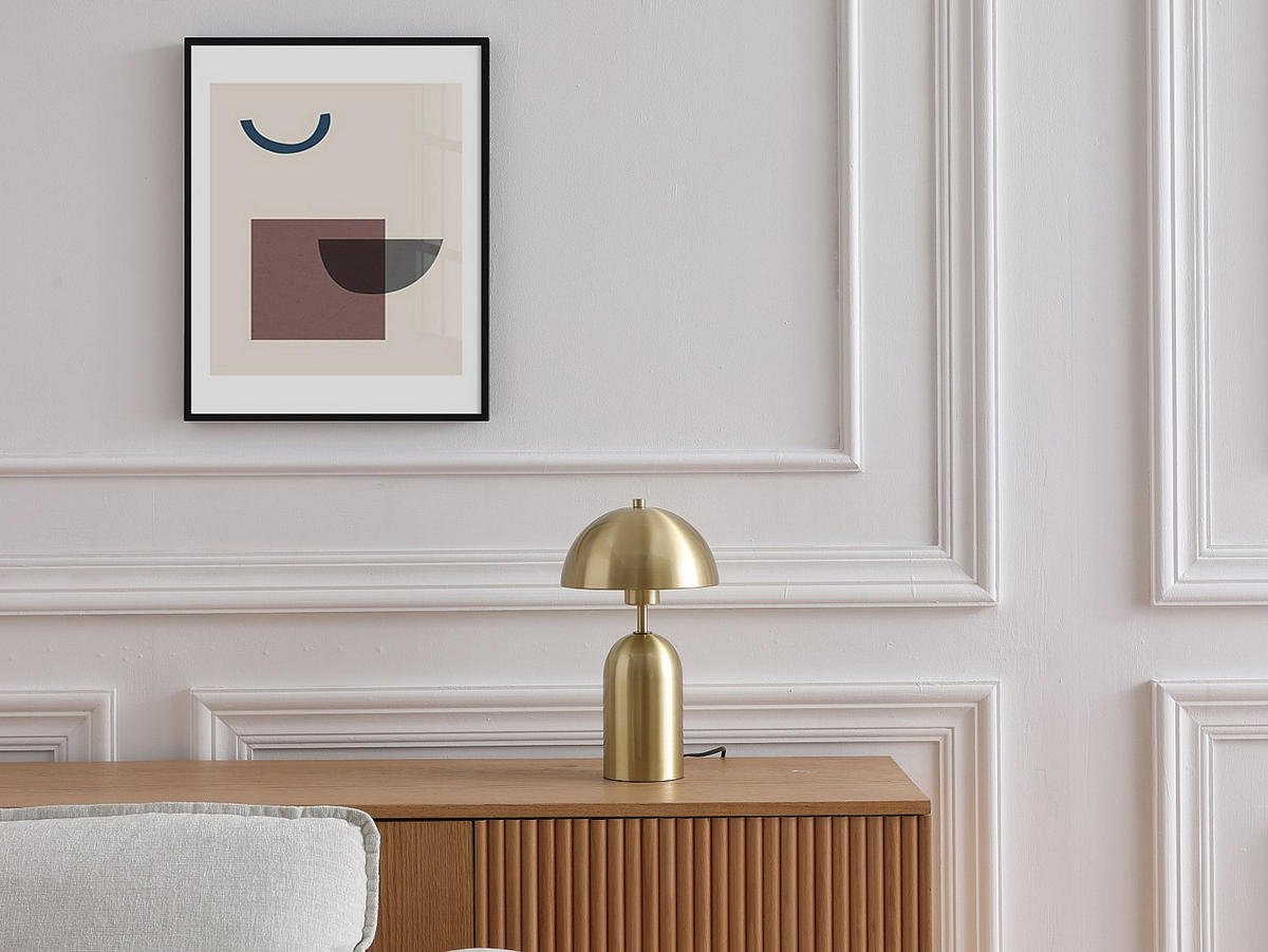 TISCHLAMPE - 20 cm x 20 cm - metall - goldfarben Tanta - Goldfarben, Metall (20/20/35.5cm) - Vente-Unique