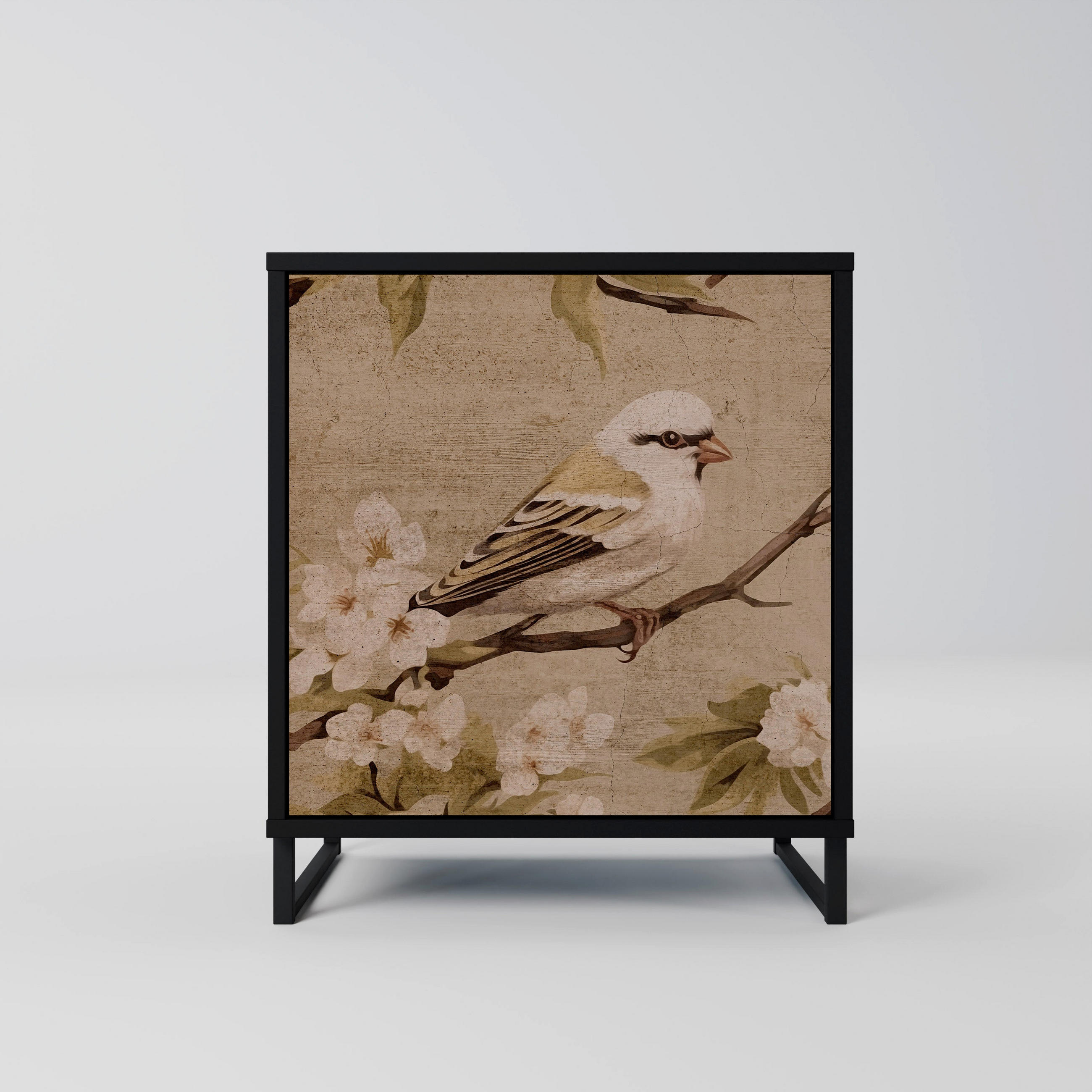 SpaceRebels Sideboard Schwarz 57.5x67.5x42 cm